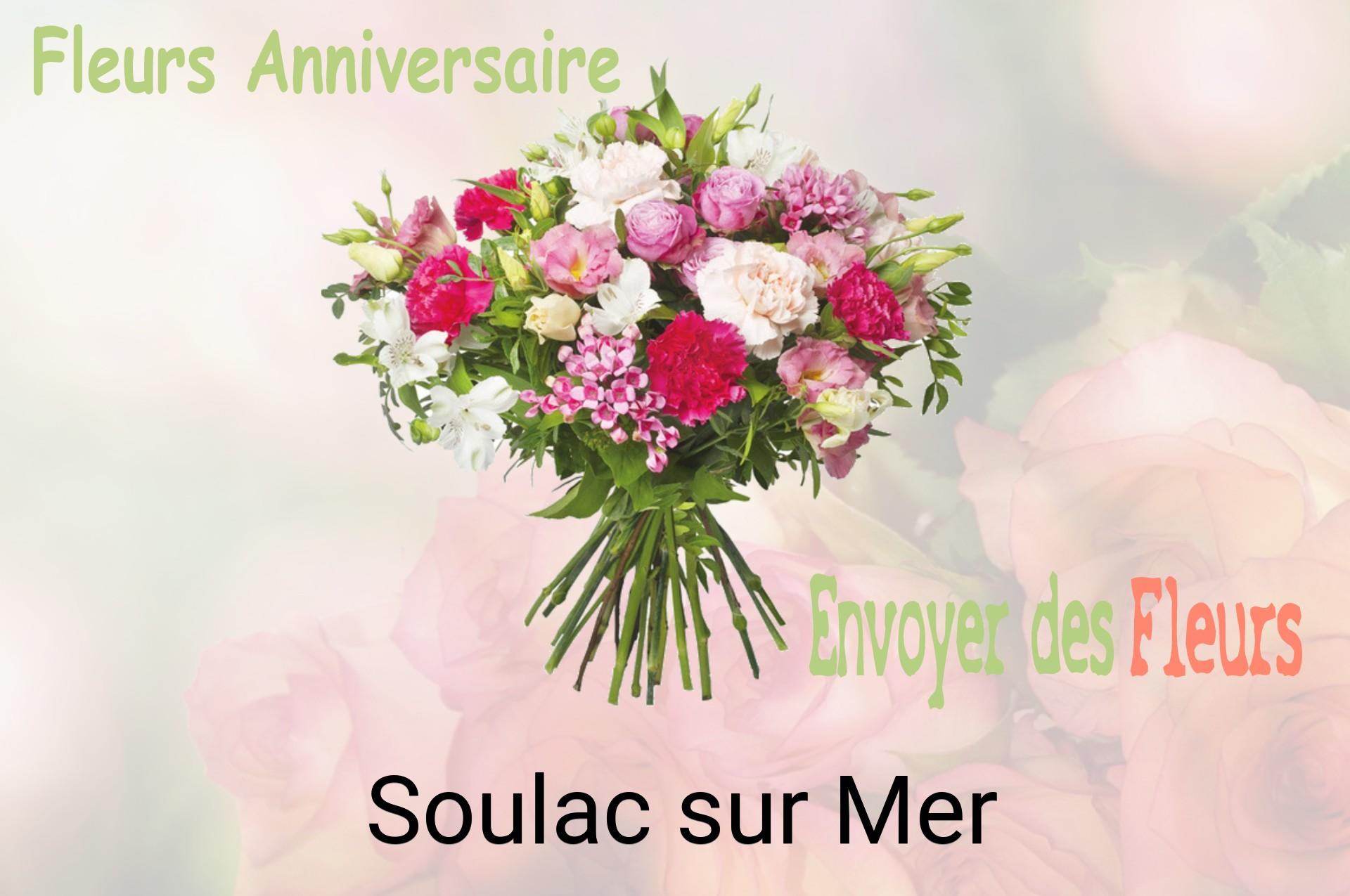 Bouquet de fleurs d’anniversaire livré à Soulac-sur-Mer